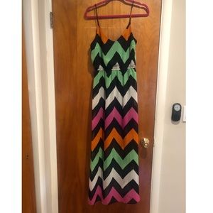 Colorful Chevron Maxi